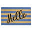 Paillasson d'extérieur "Hello" Natural Coir 18 "x 30"