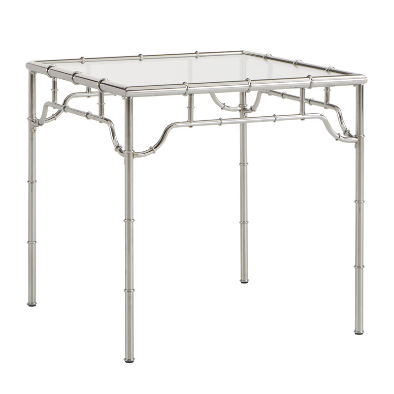 Glass Top End Table