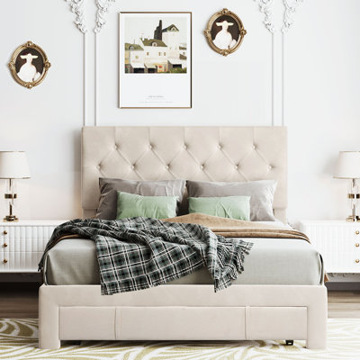 Anooj Upholstered Platform Storage Bed