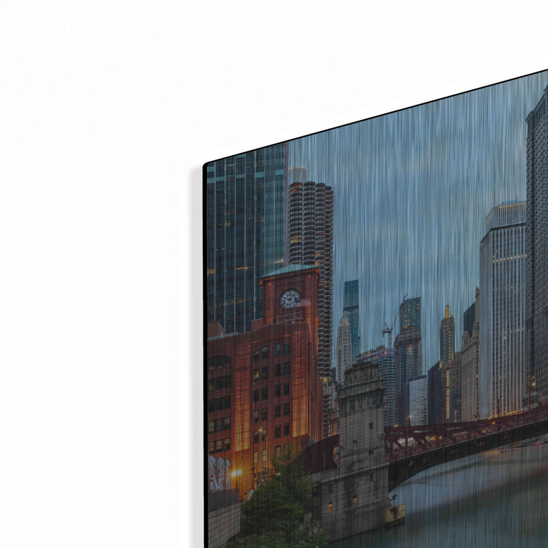 " Chicago River " by AKG, 16" H x 24" W