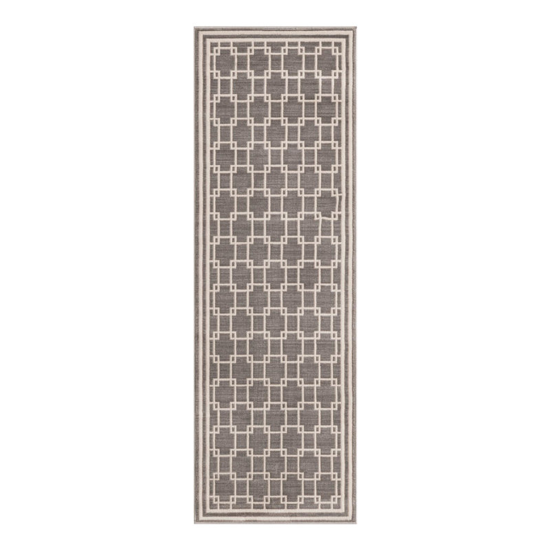 Jill Zarin Metropolitan Uptown Rug Gray, Runner 2' x 6'1"