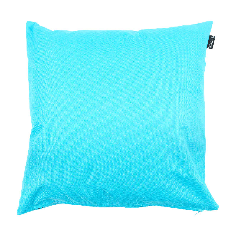 Icon Indoor-Outdoor Cushion, Aqua Blue