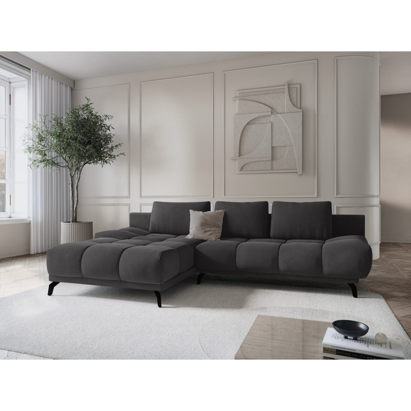 Cuthrell 5 Seater Sofa Bed, Left Hand Facing, Brown