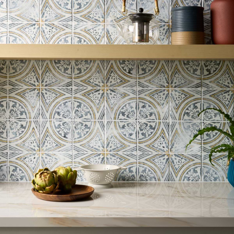 Paula Purroy Talia 5x5 Matte Ceramic Tile, Agusti