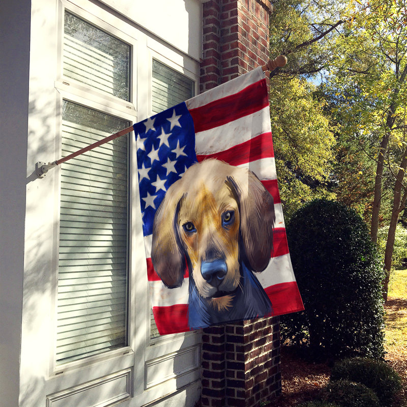 Polyester à 2 côtés 28 x 40 po drapeau maison, Kerry Beagle