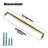 12 3/5'' Hole Pitch Simple and Versatile Spindle-Shaped Furniture Pull-Antique Brass-91833403-124322329