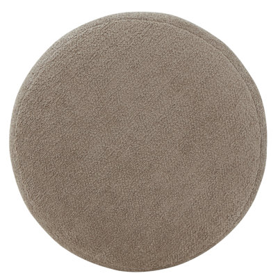 Nikolas Round Boucle Ottoman