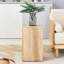 Table basse moderne en bois aggloméré avec texture de couleur bois clair lisse | Idée de cadeau