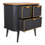 Willaims 58cm W Iron Bedside Table