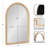 Wooden Beaded Arch Mirror-702791542