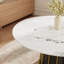 59.05" Modern Round Sintered Stone Dining Table-1885293355
