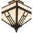 Taren Glass Semi Flush Mount