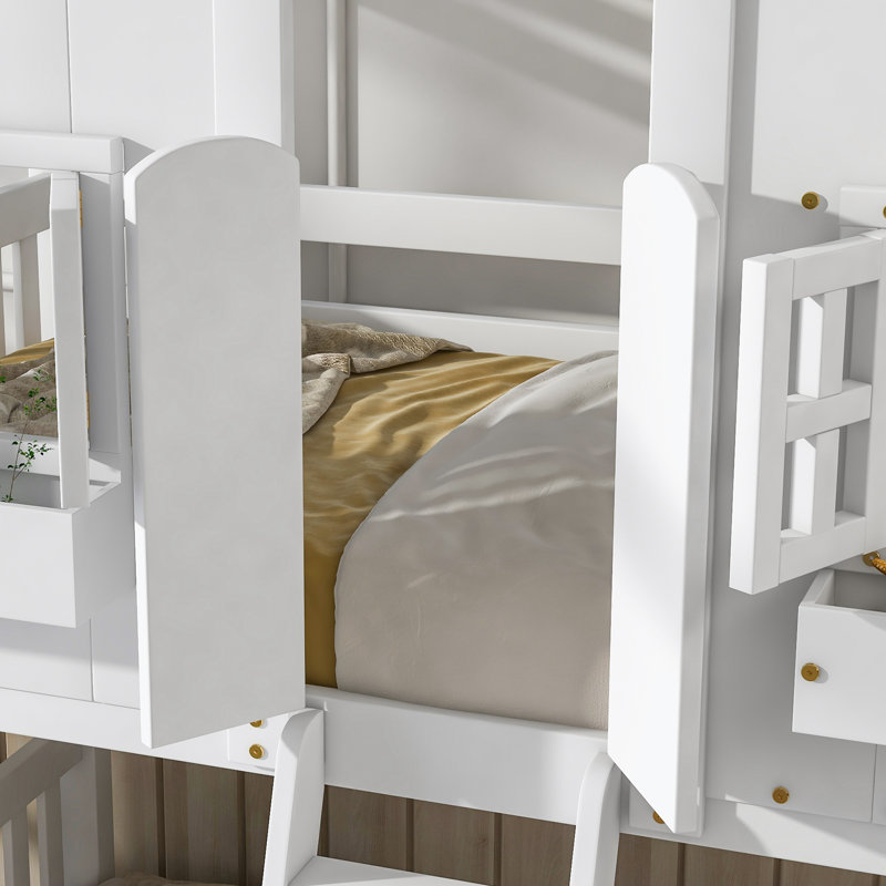 Bed, White