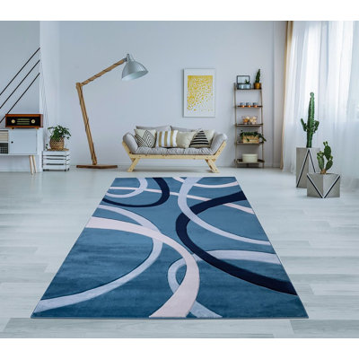 Tapis turc Jorrik-BLEU