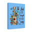 The Lord Guitar Flower 1 Piece Wrapped Canvas Wall Art