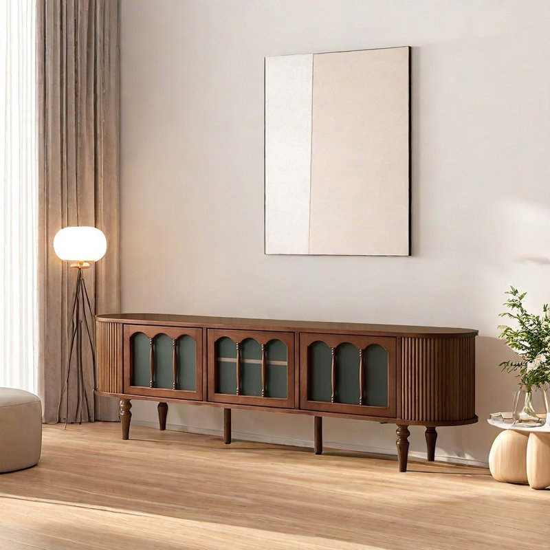 Élégante table basse ovale pour meuble télé