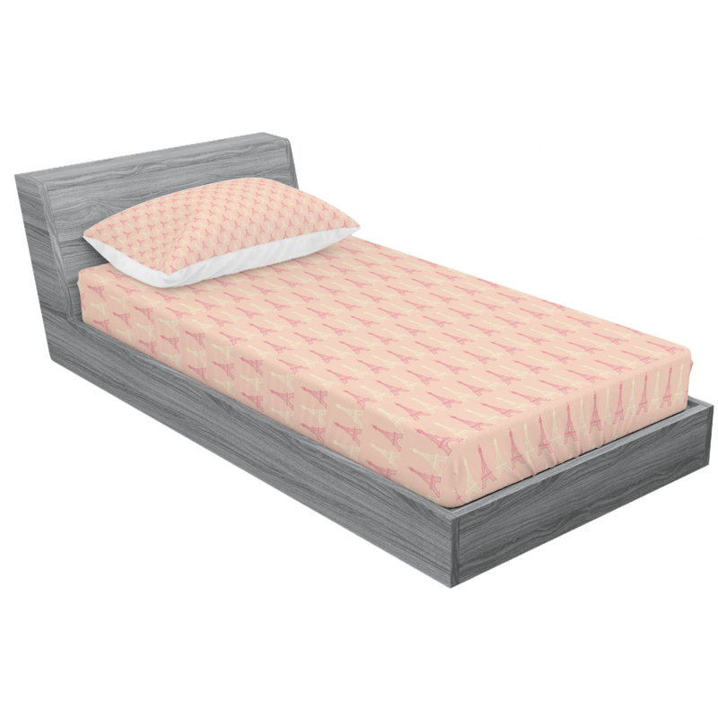 Microfiber Sheet Set, Twin Sheet Set with Fitted Sheet