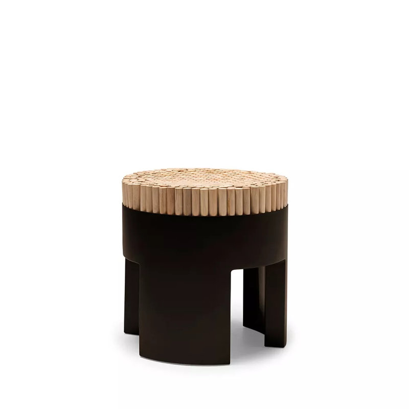 Chiquita Accent Stool, Chocolate Brown