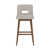 Oatmeal Seat/Medium Brown Frame