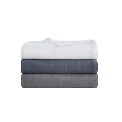 Gauze White 100% Cotton King Blanket