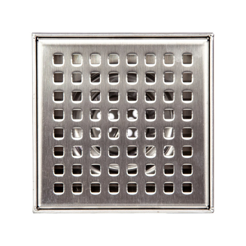 Grid Shower Drain, Stainless Steel