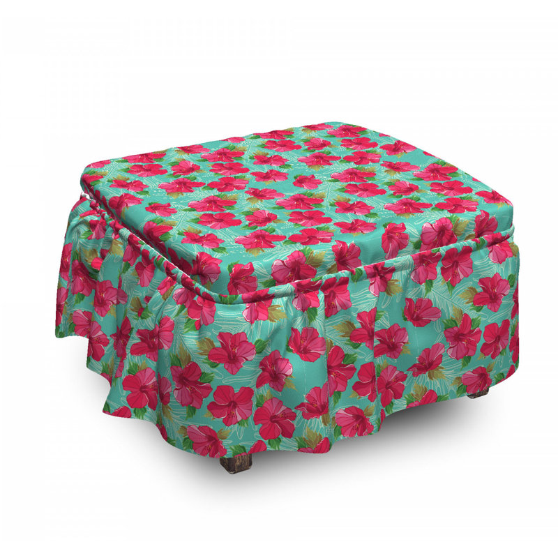 Housse pour botanique hibiscus repose-pieds