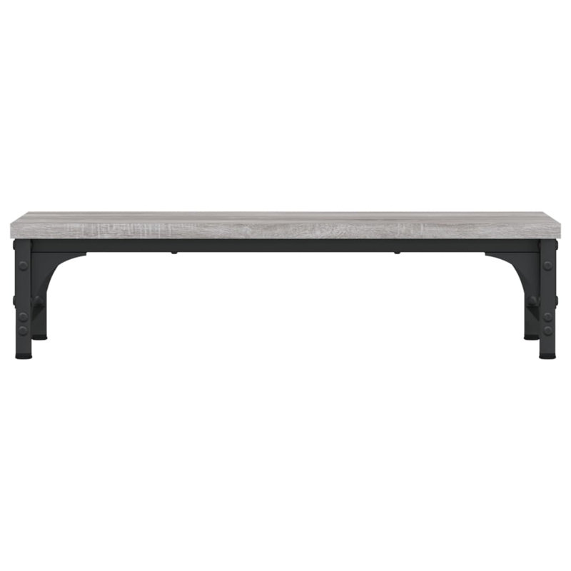 Millers Monitor Stand, 14cm H x 21.7cm W x 23cm D, Grey Sonoma