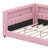 Upholstered Daybed With Storage Headboard, L-Shaped Corner Bed Frame With Charging Station & LED Lighting-124429128-124429131