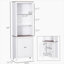 Armoire de rangement autoportante 69 po