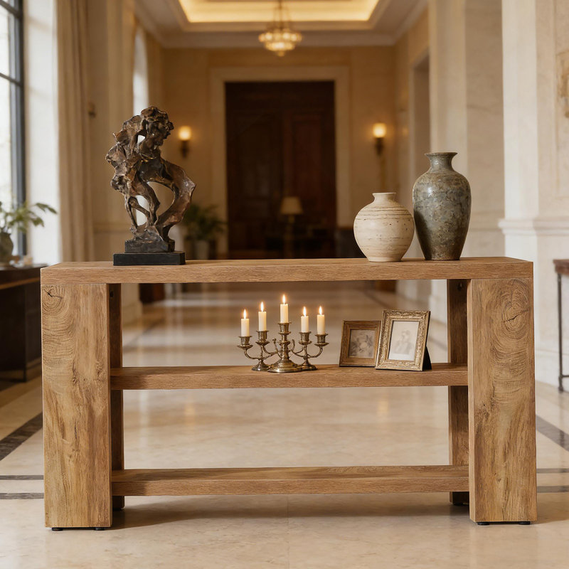 Table de canapé, table d'appoint à 3 niveaux, console