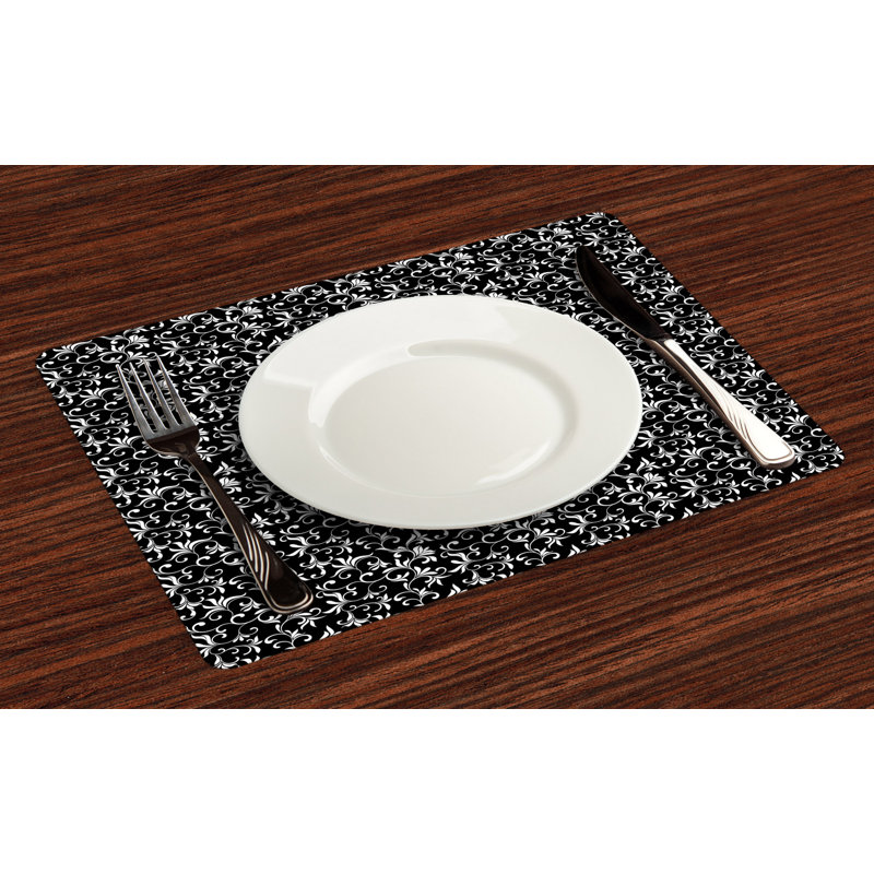 Polyester Abstract Rectangle Placemat