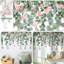Autocollants muraux floraux vignes suspendus amovibles
