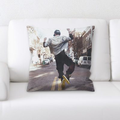 Street Life Throw Pillow