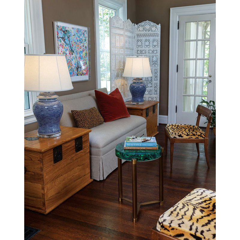 Malachite End Table
