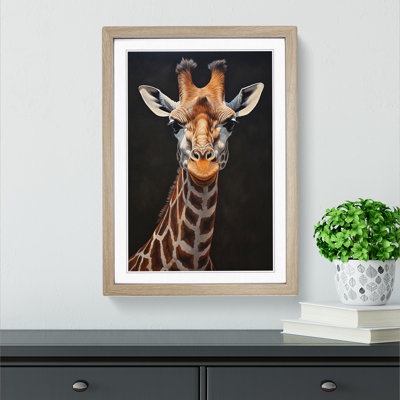 Giraffe Informel - Framed Print