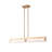 Mingle 2-Light Linear Pendant - Satin Brass