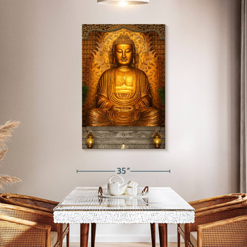 Statue de Bouddha doré