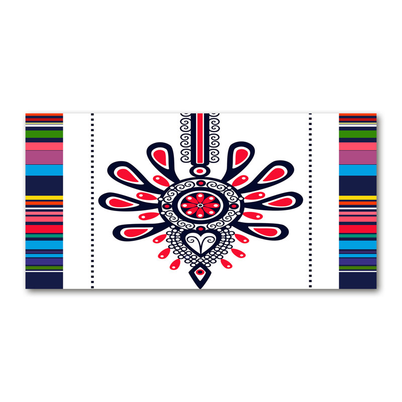 Polish Folk Pattern - No Frame Print on Canvas