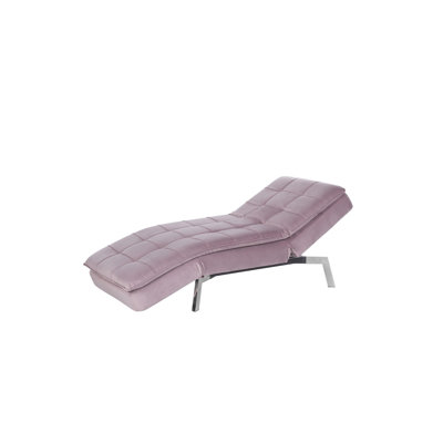 Akiria Velvet Chaise Lounge