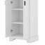 Armoire de rangement avec tablette réglable, deux portes pour la salle de bain ou le bureau-113664330
