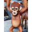 Baby Orangutan Life Size Statue
