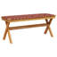 Vidaxl Garden Bench in Acacia and Fabric-920685032