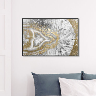 Agate Geode Crystal - Impression sur toile