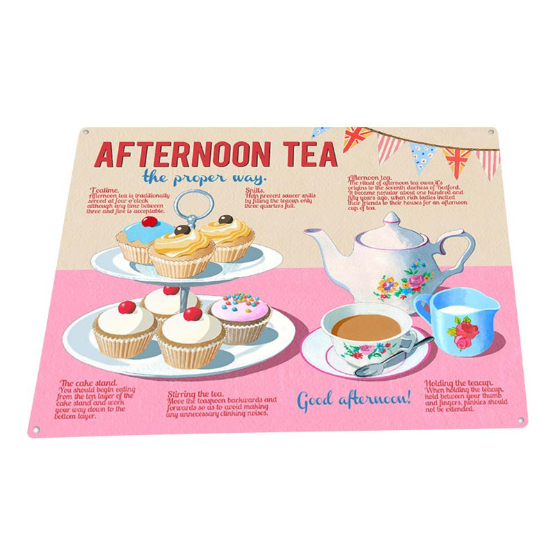 " Afternoon Tea ", 17.2" H x 23.2" W x 0.04" D