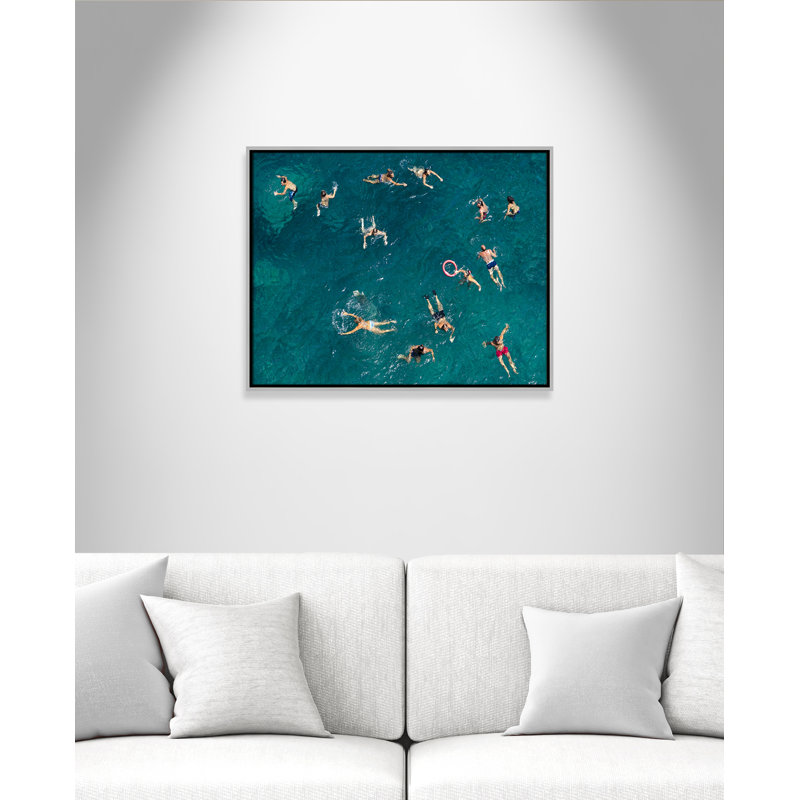 Tonti by Tonti, 23.5" H x 29.5" W x 2" D, Silver Framed Canvas