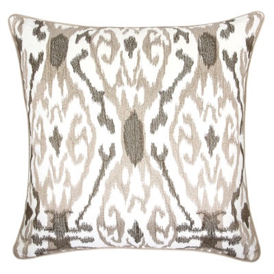 Ikat Cotton Throw Pillow