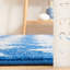 Tapis bleu marine / ivoire Kalynne-1521488391