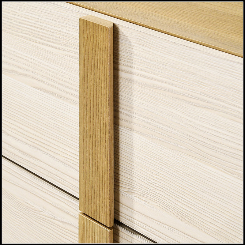 Table de chevet à 2 tiroirs Lincoln avec finition durable et beaucoup de rangement, parfaite pour les chambres à coucher modernes.
