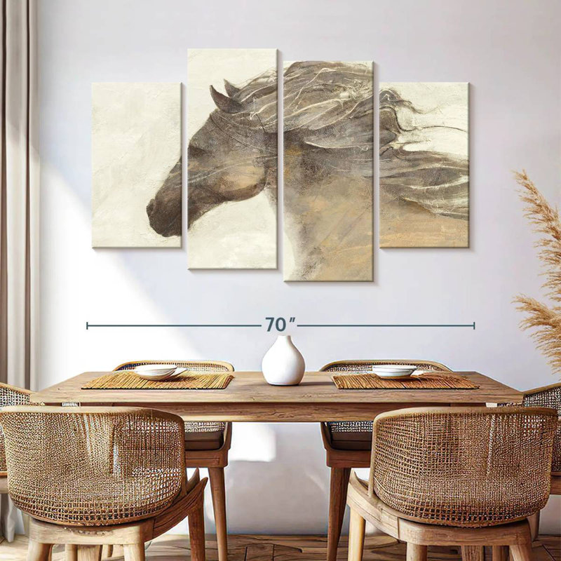 Abstract Horse, 42" H x 68" W