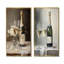 Legacys Lure Champagne and Glass - Champagne, ensemble de 2 reproductions d'art mural-22793982-22793969